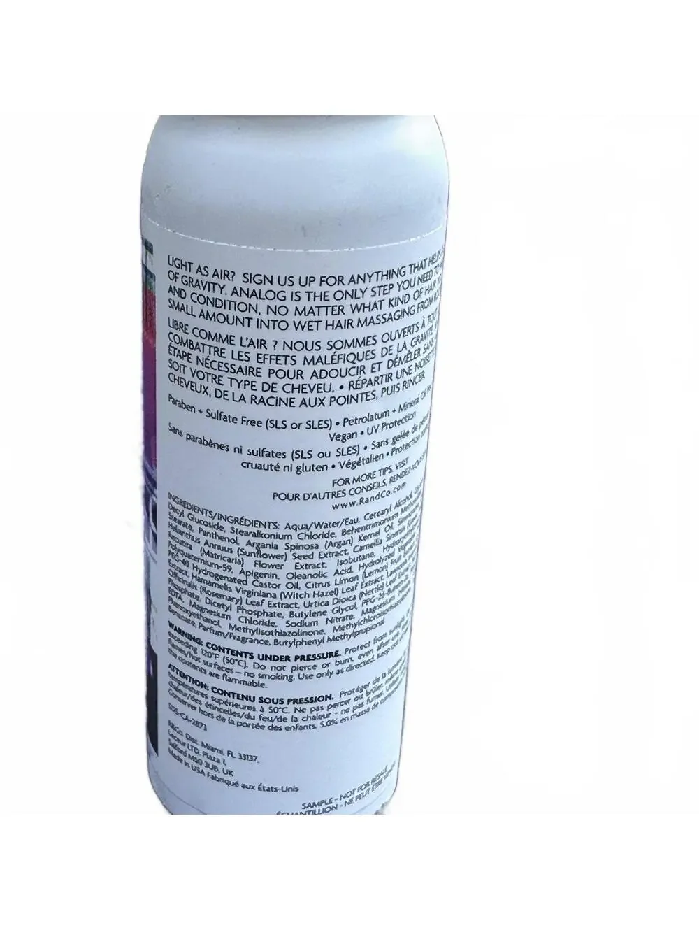 R+Co Analog Cleansing Foam Conditioner travel 45 ml 1.5 oz